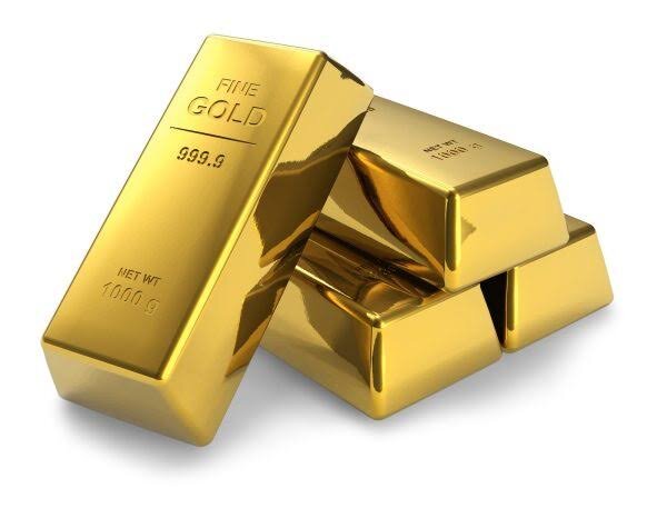 Stacked gold bullion bars